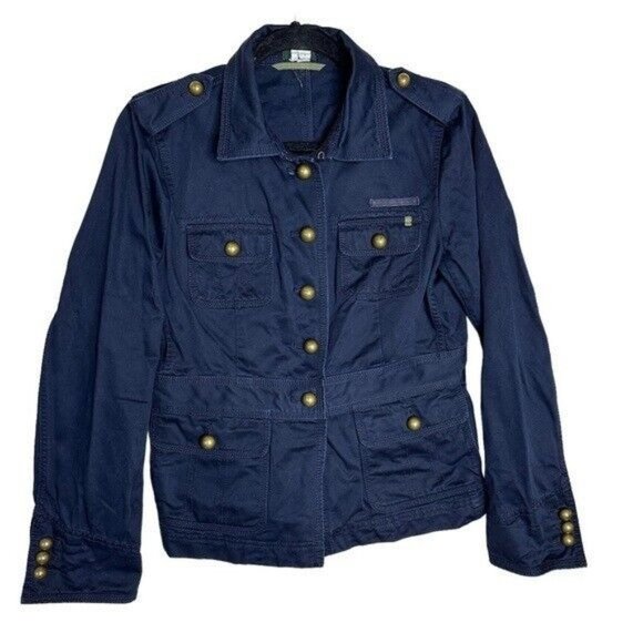 J. Crew Jackets & Blazers - J. Crew Navy Military Jacket Women’s Size Small